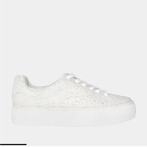 Betsey Johnson SIDNY IVORY Sneaker - 10 WIDE